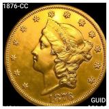 1876-CC $20 Gold Double Eagle UNCIRCULATED