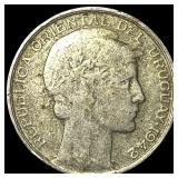 1942So Uruguay Silver 20 Centimos