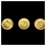 3 1945 2 Pesos Gold