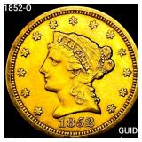 1852-O $2.50 Gold Quarter Eagle UNCIRCULATED