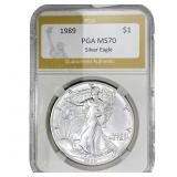 1989 Silver Eagle PGA MS70