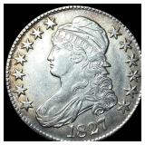 1827 Capped Bust Half Dollar LIGHTLY  CIRCULATED