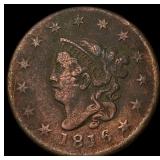 1816 Coronet Head Large Cent NICELY  CIRCULATED