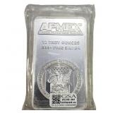 APMEX 10 Troy oz Silver Bar
