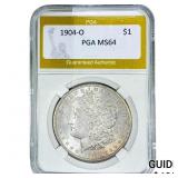 1904-O Morgan Silver Dollar PGA MS64