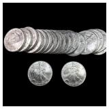 20 2005 Silver Eagles GEM BU