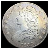 1836 Capped Bust Half Dollar LIGHTLY  CIRCULATED