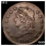1812 Classic Head Large Cent CLOSELY UNCIRCULATED