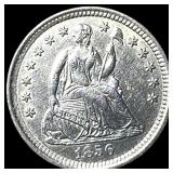 1856 Seated Liberty Half Dime UNCIRCULATED