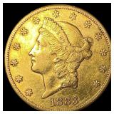 1883-CC $20 Gold Double Eagle