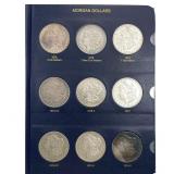 [41 Coins] 1878-1891 Morgan $1 Album