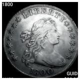 1800 Draped Bust Dollar CLOSELY UNCIRCULATED