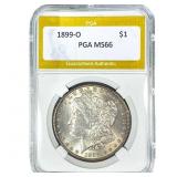 1899-O Morgan Silver Dollar PGA MS66