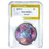 1879-S Morgan Silver Dollar PGA MS66+ Monster