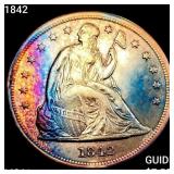 1842 Seated Liberty Dollar UNCIRCULATED