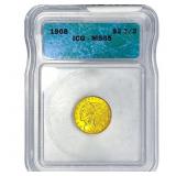 1908 $2.50 Gold Quarter Eagle ICG MS65