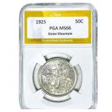 1925 Stone Mountain Half Dollar PGA MS66