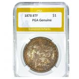 1878 8TF Morgan Silver Dollar PGA G