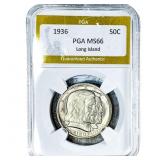 1936 Lafayette Silver Half Dollar PGA MS66