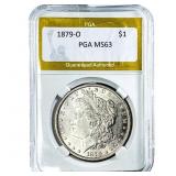 1879-O Morgan Silver Dollar PGA MS63