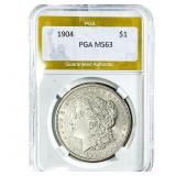 1904 Morgan Silver Dollar PGA MS63