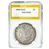 1900-O/CC Morgan Silver Dollar PGA XF45