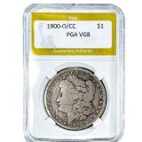 1900-O/CC Morgan Silver Dollar PGA VG8