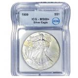 1999 Silver Eagle ICG MS69+