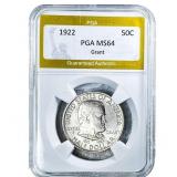 1922 Grant Half Dollar PGA MS64
