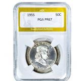 1955 Franklin Half Dollar PGA PR67