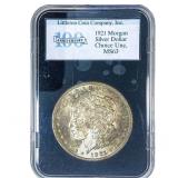 1921 Morgan Silver Dollar  MS63