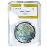 1879-S Morgan Silver Dollar PGA MS66+ Monster