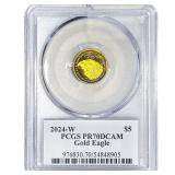 2024-W 1/10oz $5 Gold Eagle PCGS PR70 DCAM