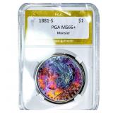 1881-S Morgan Silver Dollar PGA MS66+ Monster