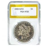 1900-O/CC Morgan Silver Dollar PGA VF20