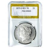 1879-S Morgan Silver Dollar PGA MS63