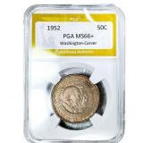 1952 Washington Carver Half Dollar PGA MS66+
