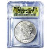 1904-O Morgan Silver Dollar ICG MS61