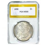 1898 Morgan Silver Dollar PGA MS66