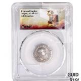 Roman Trajan, AD 98-117 AR Denarius PNC VF