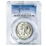 1946-S Walking Liberty Half Dollar PCGS MS65