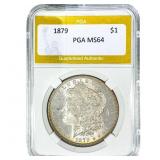 1879 Morgan Silver Dollar PGA MS64