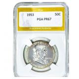 1953 Franklin Half Dollar PGA PR67