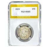 1924 Standing Liberty Quarter PGA MS65