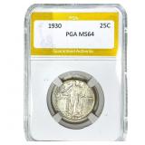 1930 Standing Liberty Quarter PGA MS64