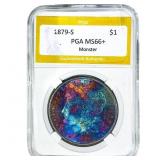 1879-S Morgan Silver Dollar PGA MS66+ Monster