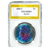1880-S Morgan Silver Dollar PGA MS66+ Monster