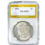 1879 Morgan Silver Dollar PGA MS65