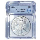 1999 Silver Eagle ICG MS69+