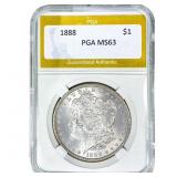 1888 Morgan Silver Dollar PGA MS63